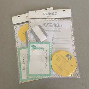 Baby shower game kit